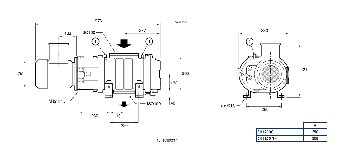 EH1200機械增壓泵